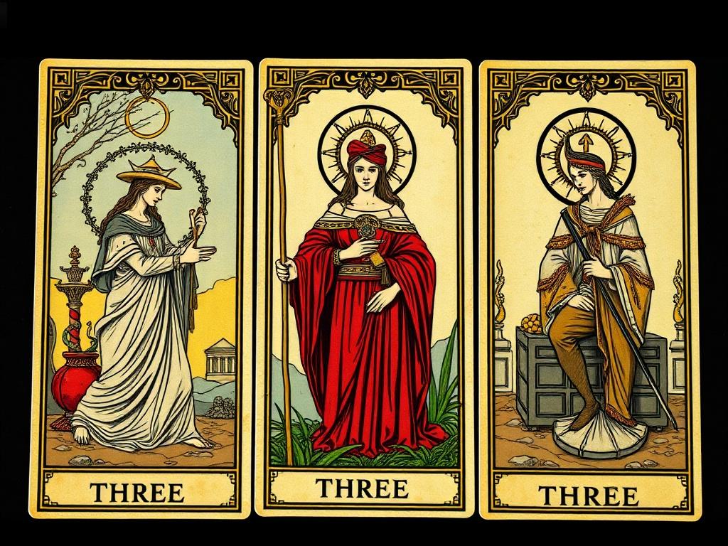 Тройки и развитие в таро. Тройки в больших арканах и архетипическое развитие Тройки и развитие в таро. Тройки в больших арканах и архетипическое развитие