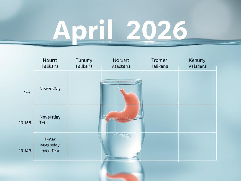 Апрель 2026. Раки: важность водного баланса и забота о желудке.. Пример недельного графика Апрель 2026. Раки: важность водного баланса и забота о желудке.. Пример недельного графика